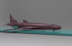 Cargo airplane 3D model