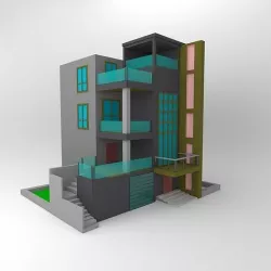 cartoon 3D model