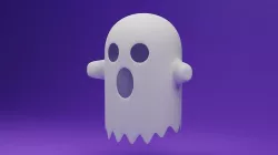 Cartoon Ghost 3D model
