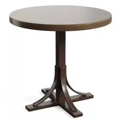 Cathie Counter Height Pedestal Dining Table 3D model