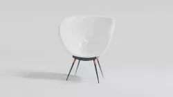 Chair Low-poly 3D model