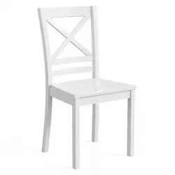 Chipman Solid Wood Cross Back Side Chair 3D model