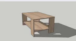 Coffee table 900x550x400mm 3D model