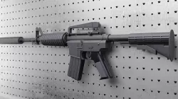 Colt M4A1 AR15 Carbine Assault Rifle Machine Gun Low-poly 3D model