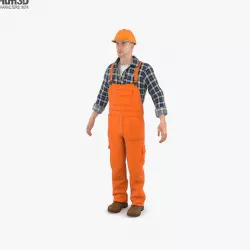 Construction Worker 3D model