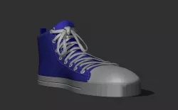 CONVERSE SHOE Low-poly 3D model
