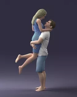 Couple 0207 3D model