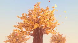 Crystal tree tree cartoon tree model 3D model