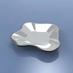 Decorative Metal Bowl 3D model