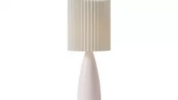 Delilah Table Lamp - Blush - West Elm 3D model