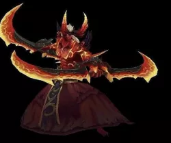 Demon character Low-poly 3D model