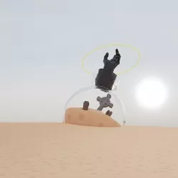 Desert hand potion 3D model