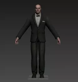  Devil May Cry - Security Guard Low-poly 3D model