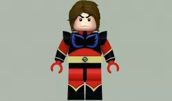 Duke Fleed Minifigure Lego Actarus Grendizer Goldorak Goldrake 3D model