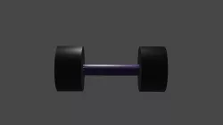 dumbbell 3D model 3D model