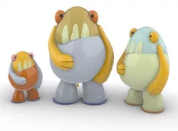 Egg Monster 3D model
