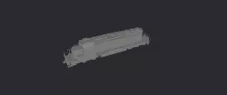 EMD SD40-2 Low-poly 3D model