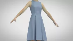 Empire Dress 3D model