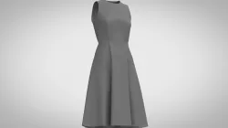 Empire Dress 3D model