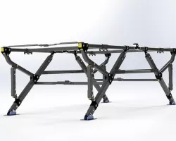 Folding Frame Stand 3D model