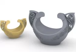 Folk Art Bowl 3D model