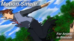 For Anime in Blender - Motion Smear 3D model