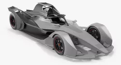 Formula E Car Generic 3D model