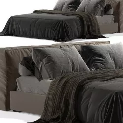Gamma bond night bed 3D model
