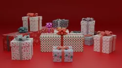 Gift Boxes Christmas 3D model