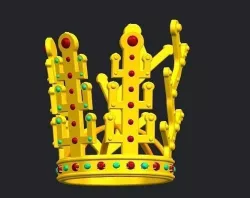 Gold Crown 3D model