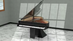 Grand Piano 3D model