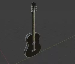Guitar instrument 3D model