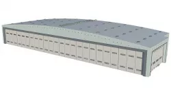 Hangar 3D model