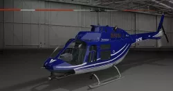 Helicopter Bell 206 JetRanger Low-poly 3D model