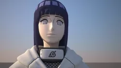 Hinata Hyuga Low-poly 3D model