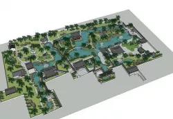 Humble Administrator Garden 3D model