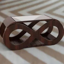 INFINITY-SHAPED DESIGNER TABLE Low-poly 3D model