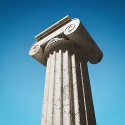 Ionic column 3D model