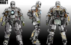 IRON MAN Mark 1 MK1 Low-poly 3D model