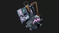  Jinx pomegranate Low-poly 3D model