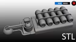 Kitbash 5 element 3D model