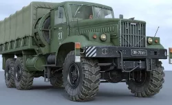KRAZ-255 3D model