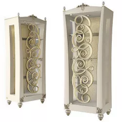 Lanpas Blue Diamond 1002E vitrine Low-poly 3D model
