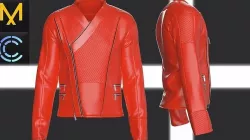 Leather Jacket Male OBJ mtl FBX ZPRJ 3D model
