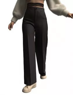 leather pant 3D model