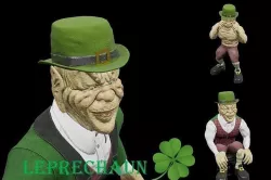 Leprechaun character Low-poly 3D model