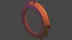 Lock Nut And Lock Waher 3D model