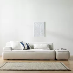 Lumo 3-seater Style Clean Washable Fabric Sofa 3D model
