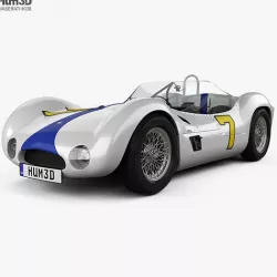 Maserati Tipo 61 Birdcage 1960 3D model