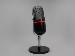 microphone 3D model